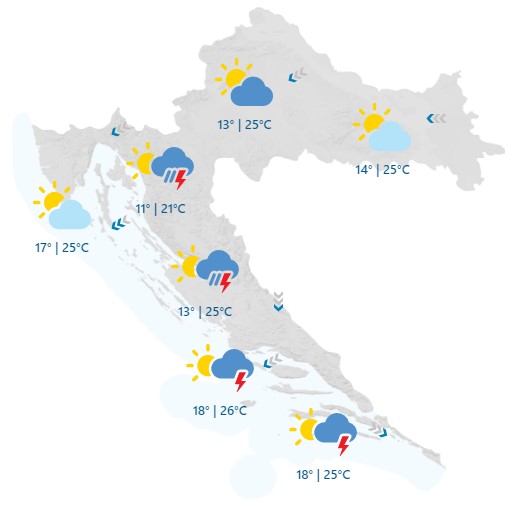 Prognoza danas 21.05.2023.