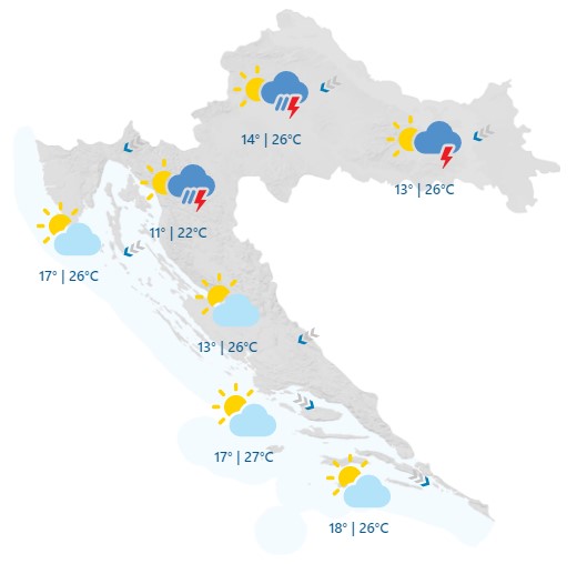 Prognoza sutra 22.05.2023.